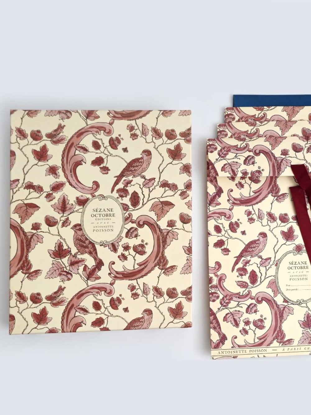 Sézane Gift Box + 4 Gift Pouches Set | Elegant & Sturdy Storage Box